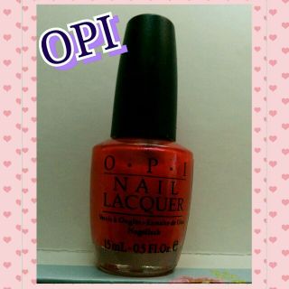 オーピーアイ(OPI)のマネキュア ネイルカラー ネイルポリッシュ OPI 赤 レッド 新品・未使用(マニキュア)