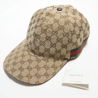 グッチ(Gucci)の■Gucci　キャップ　ブラウン XL(キャップ)