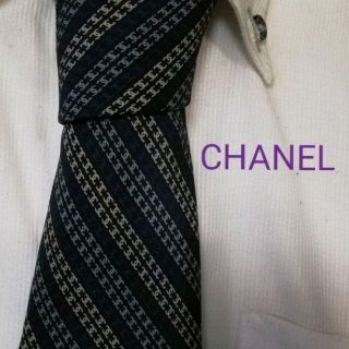 シャネル(CHANEL)の希少★CHANELシャネル★ココマーク総柄ロゴ柄高級シルクネクタイ★特価！★(ネクタイ)