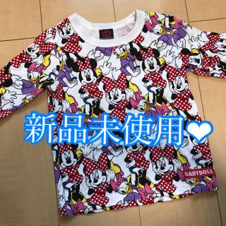 ベビードール(BABYDOLL)のBABYDOLL❤︎disney ミニー・デイジー長袖Tシャツ❤︎100cm(Tシャツ/カットソー)