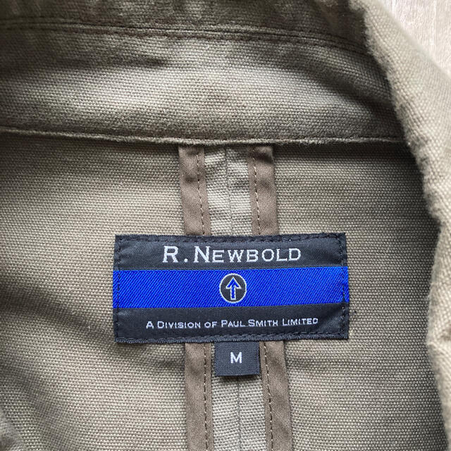 R.NEWBOLD(アールニューボールド)のR.NEWBOLD ポールスミス　メンズ　ジャケット　コート　春物　M カーキ メンズのジャケット/アウター(テーラードジャケット)の商品写真