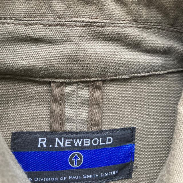 R.NEWBOLD(アールニューボールド)のR.NEWBOLD ポールスミス　メンズ　ジャケット　コート　春物　M カーキ メンズのジャケット/アウター(テーラードジャケット)の商品写真