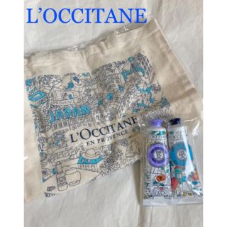 ロクシタン(L'OCCITANE)の新品！ロクシタン ハンドクリーム 30ml×2 オリジナルトートバッグ(ハンドクリーム)