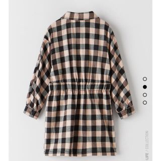 ザラキッズ(ZARA KIDS)のZARA チェック　ワンピース(ワンピース)