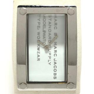 マークバイマークジェイコブス(MARC BY MARC JACOBS)のマークジェイコブス 腕時計 - MBM2025 白(腕時計)