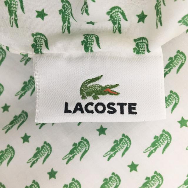 LACOSTE(ラコステ)のラコステ トートバッグ グレー×アイボリー レディースのバッグ(トートバッグ)の商品写真