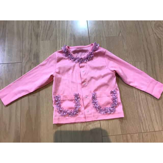 ガールズ　カーディガン キッズ/ベビー/マタニティのキッズ服女の子用(90cm~)(カーディガン)の商品写真