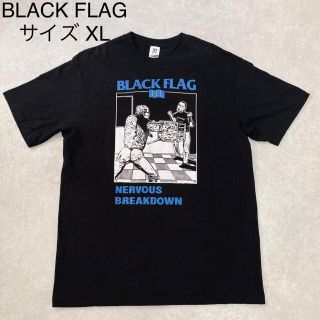 BLACK FLAG NERVOUS BREAKDOWN Tシャツ XL 黒(Tシャツ/カットソー(半袖/袖なし))