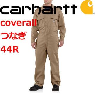 カーハート(carhartt)のカーハート フレイムレジスタント ツイルカバーオール つなぎ 44R BROWN(その他)