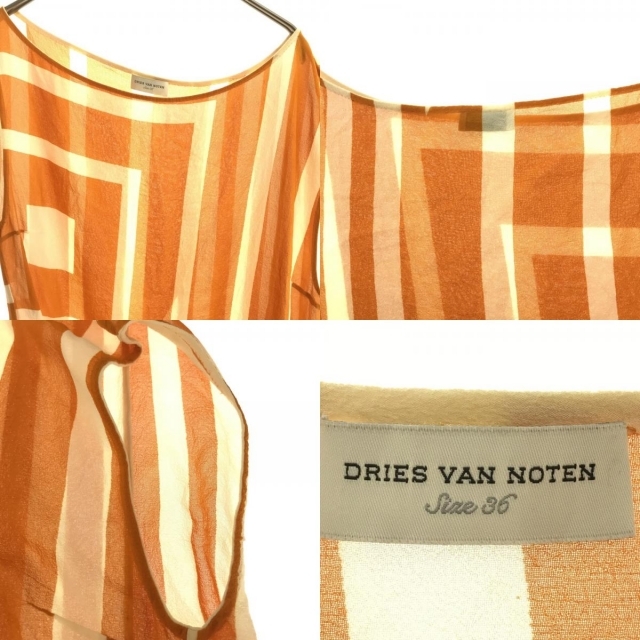 DRIES VAN NOTEN(ドリスヴァンノッテン)のDRIES VAN NOTEN ドリスヴァンノッテン ノースリーブ レディースのトップス(タンクトップ)の商品写真