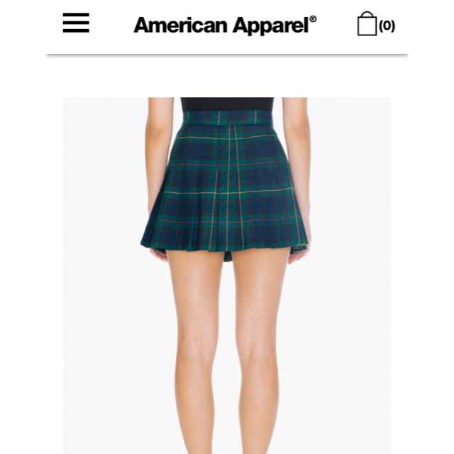 American Apparel - テニススカートの通販 by closet ｜アメリカン ...