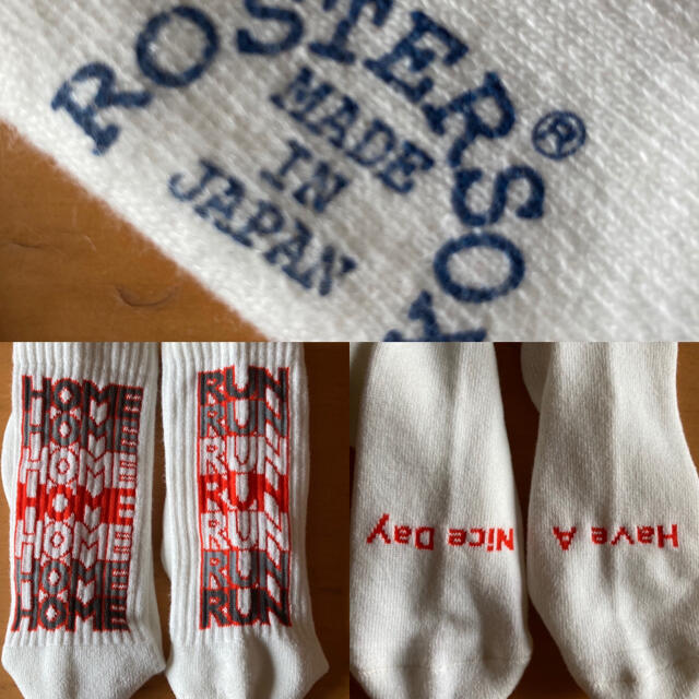 BEAMS BOY(ビームスボーイ)のROSTER SOXロスターソックス HOMERUN SOXホームランソックス レディースのレッグウェア(ソックス)の商品写真