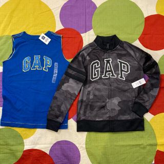 ギャップキッズ(GAP Kids)のGAP 新品未使用 ノースリーブシャツ ジャケット 120(Tシャツ/カットソー)