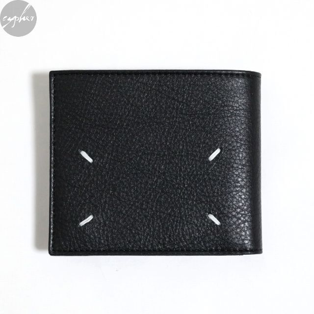 Maison Martin Margiela(マルタンマルジェラ)の18SS メゾンマルジェラ バイフォールド レザー ウォレット 黒白 新品 財布 メンズのファッション小物(折り財布)の商品写真