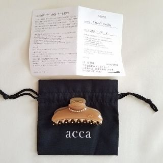 アッカ(acca)の【ララちゃん様専用】acca　ヘアクリップ【美品】(バレッタ/ヘアクリップ)