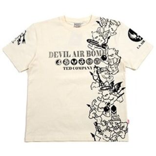 テッドマン(TEDMAN)のﾃｯﾄﾞﾏﾝ/Tｼｬﾂ/ﾎﾜｲﾄ/tdss-528/ｴﾌ商会/ｶﾐﾅﾘﾓｰﾀｰｽ(Tシャツ/カットソー(半袖/袖なし))