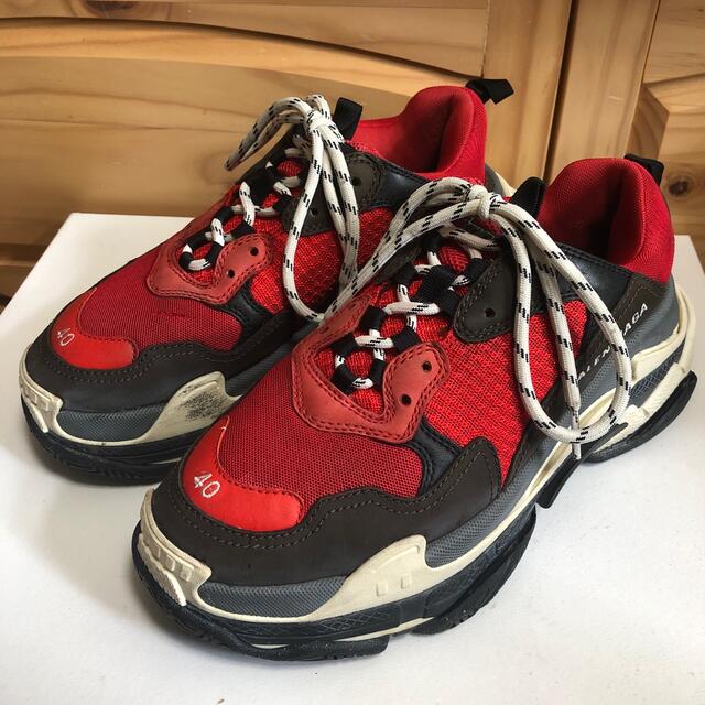 新品【Balenciaga - Triple-S】40 トリプル S ルージュ ...