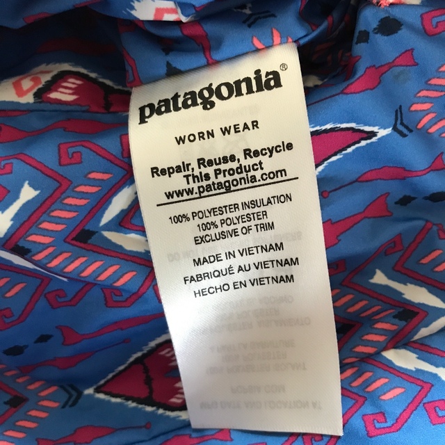 patagonia(パタゴニア)のpatagonia リバーシブルジャンバー キッズ/ベビー/マタニティのキッズ服女の子用(90cm~)(ジャケット/上着)の商品写真