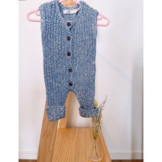 ザラキッズ(ZARA KIDS)の値下げ　ZARA HOME BABY 新生児　(ロンパース)