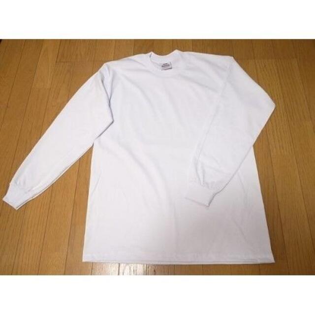 プロクラブPROCLUBヘビーウエイト長袖無地Tシャツ ロンT 白 L 3枚 - T
