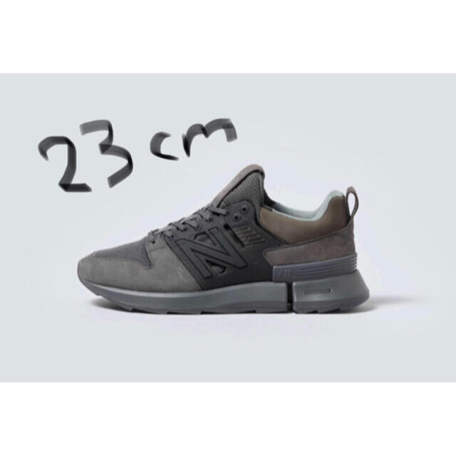 靴/シューズauralee new balance r_c2 black 23cm