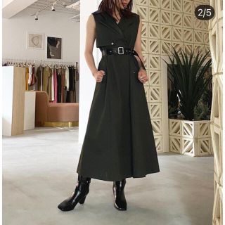 アメリヴィンテージ(Ameri VINTAGE)の最終値下 Ameri VINTAGE RIDERS DOCKING DRESS (ロングワンピース/マキシワンピース)