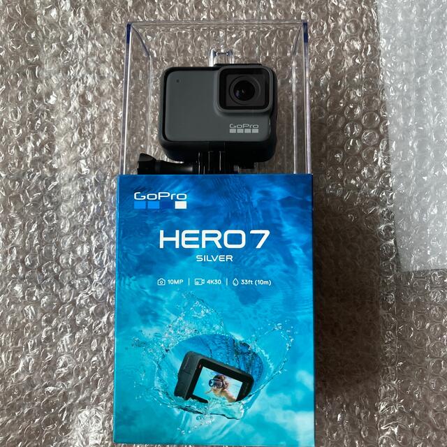 カメラ新品未開封　GoPro HERO7、バッテリー3個、自撮り棒3点セット