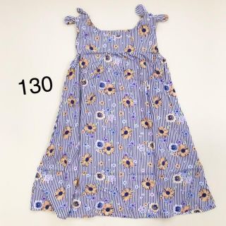 マザウェイズ(motherways)の130cm  マザウェイズ　お花柄　ノースリーブ　ワンピース(ワンピース)