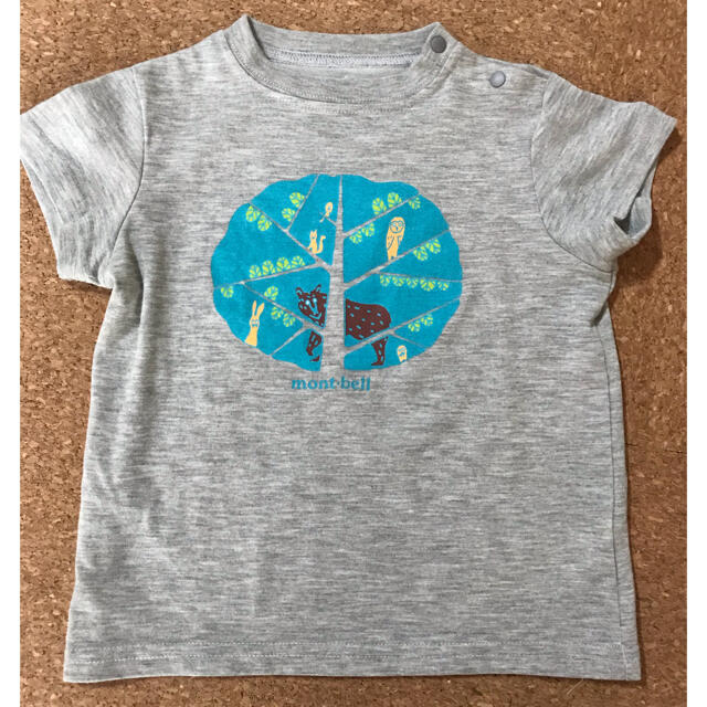 mont bell(モンベル)のモンベル　Tシャツ90 キッズ/ベビー/マタニティのキッズ服男の子用(90cm~)(Tシャツ/カットソー)の商品写真