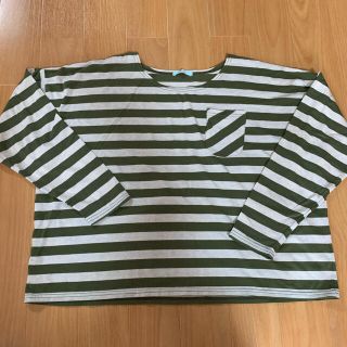 ムジルシリョウヒン(MUJI (無印良品))の激安！！新品　la leia ボーダー　ロンT(Tシャツ(長袖/七分))