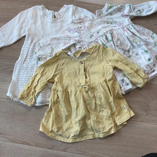 NEXT(ネクスト)のnext 子供服　3-6mths 3点セット キッズ/ベビー/マタニティのベビー服(~85cm)(ワンピース)の商品写真