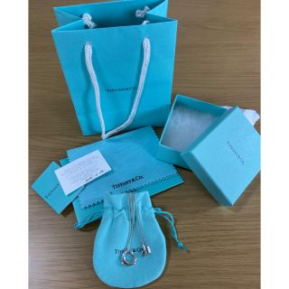 ティファニー(Tiffany & Co.)のティファニーネックレスTIFFANY Sサイズ（16㎜）オープンハート(ネックレス)