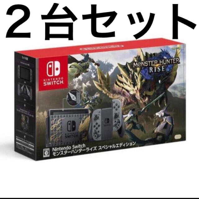 Nintendo Switch - 任天堂 Switch モンスターハンターライズ スペシャルエディション 2台
