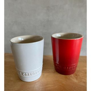 ルクルーゼ(LE CREUSET)のル・クルーゼ　LE CREUSE ペアカップ(グラス/カップ)