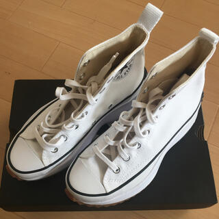 コンバース(CONVERSE)のConverse Run Star Hike HI White BlackGum(スニーカー)