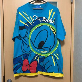 ディズニー(Disney)のドナルド Tシャツ(ブルー)(Tシャツ/カットソー(半袖/袖なし))