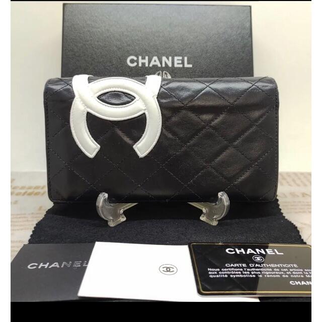 CHANEL - 極美品‼️CHANELシャネル　カンボンライン長財布★