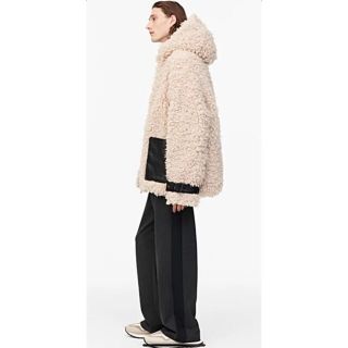 ザラ(ZARA)のZARA 羊革+フェイクファー ジャケット(その他)