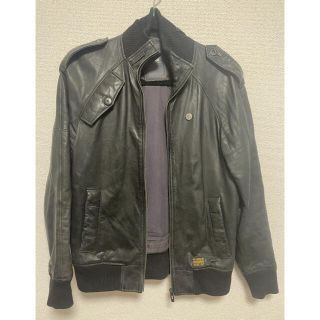 ジースター(G-STAR RAW)のGStar RAW レザーシングルライダースジャケット(ライダースジャケット)