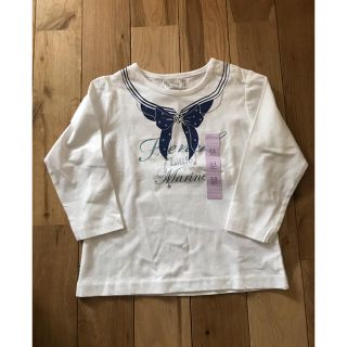 マザウェイズ(motherways)の新品 マザウェイズ トップス 長袖 ロンT リボン 97センチ 95センチ(Tシャツ/カットソー)