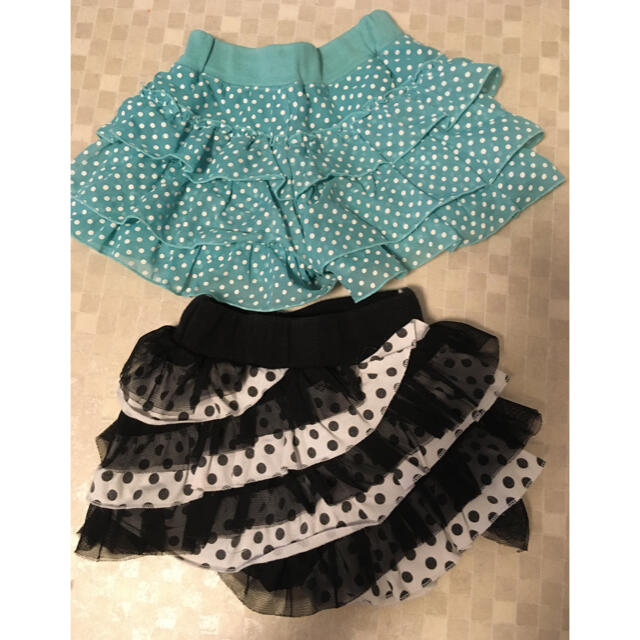 女の子80 キュロットスカートセット キッズ/ベビー/マタニティのベビー服(~85cm)(スカート)の商品写真