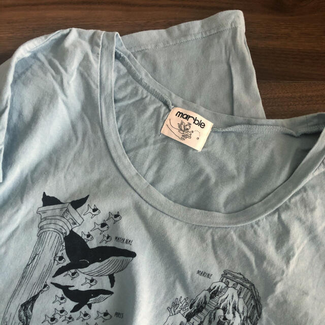 BEAUTY&YOUTH UNITED ARROWS(ビューティアンドユースユナイテッドアローズ)のmarble sud オーシャン プリント Tシャツ マーブルシュッド レディースのトップス(Tシャツ(半袖/袖なし))の商品写真