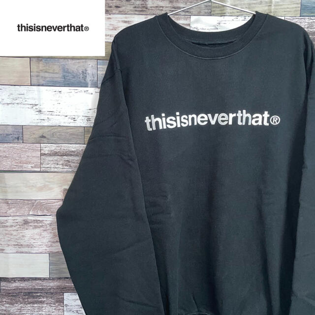 【新品未使用タグ付き】THISISNEVERTHATスウェットトレーナー