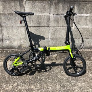 ダホン(DAHON)のDAHON K3  ライム　ほぼ新車　ダホン  K3(自転車本体)