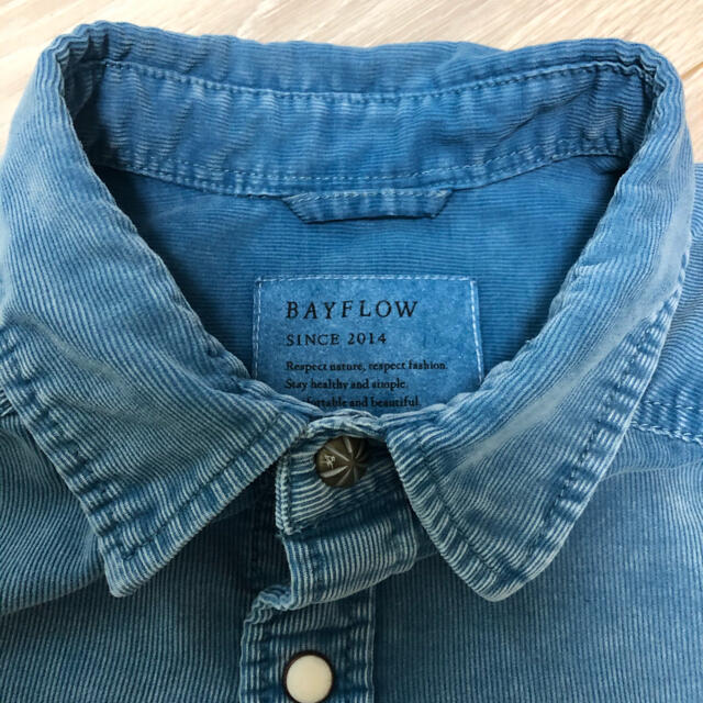 BAYFLOW(ベイフロー)のBAYFLOW デニム調コーデュロイシャツ メンズのトップス(シャツ)の商品写真