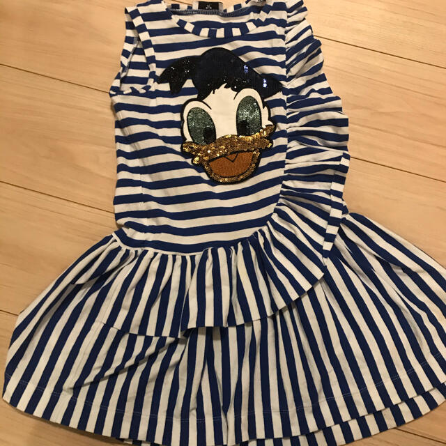 MONNALISA(モナリザ)のモナリザ  ドナルド　ワンピース キッズ/ベビー/マタニティのキッズ服女の子用(90cm~)(ワンピース)の商品写真