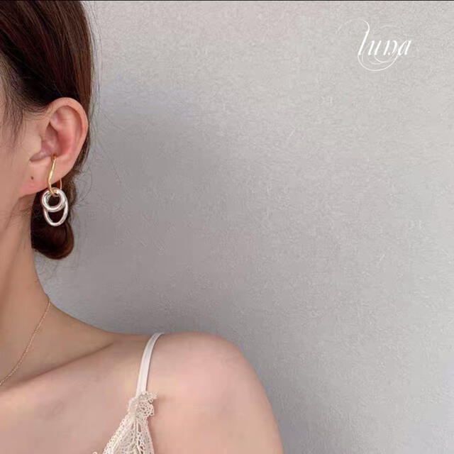 DEUXIEME CLASSE(ドゥーズィエムクラス)のdesign accessory ★ear cuff gold&silver レディースのアクセサリー(イヤーカフ)の商品写真