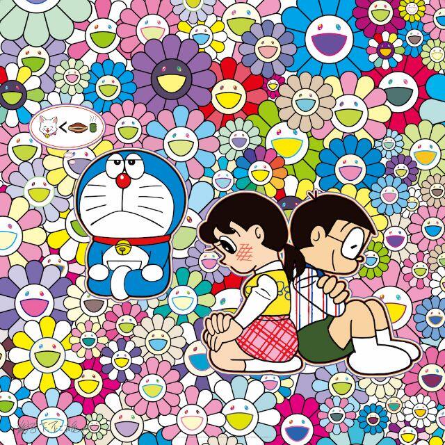 ドラえもん　ポスター作品 愛 love 村上隆 murakami 新品未開封