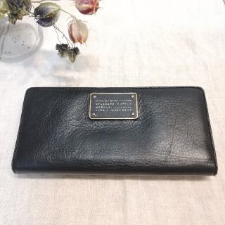 マークバイマークジェイコブス(MARC BY MARC JACOBS)の美品 MARC JACOBSマークジェイコブス 長財布 黒 (財布)