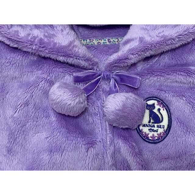 ANNA SUI mini 猫耳ポンチョ 70〜90cm